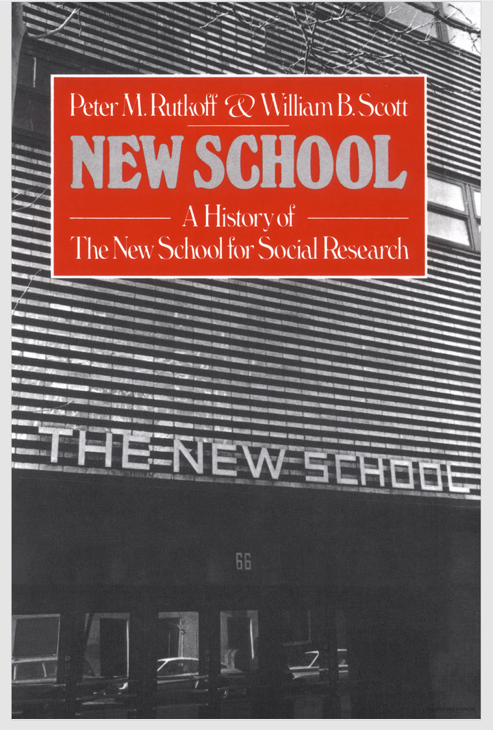 Cover of the book New School: A History of The New School for Social Research