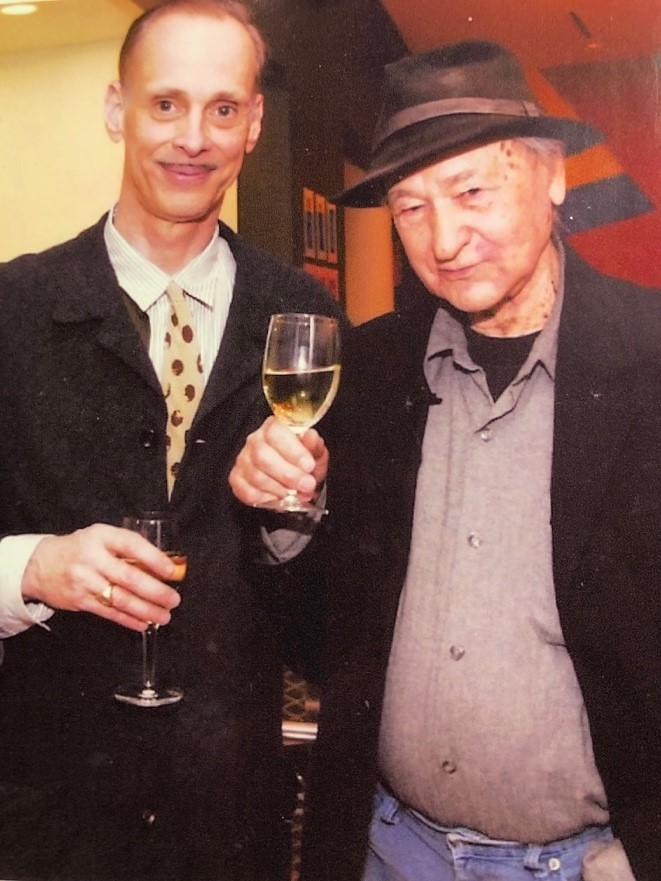 A picture of John Waters and Jonas Mekas