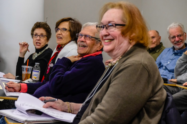 Members of an IRP study group on Schubert in 2018