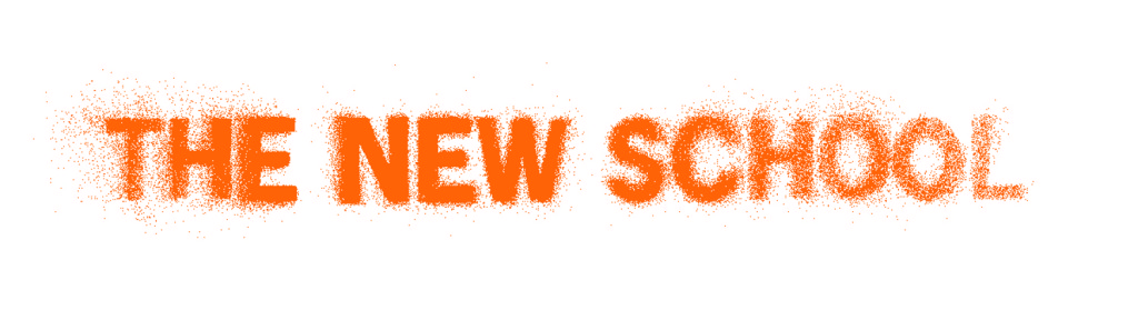 The New School orange logo